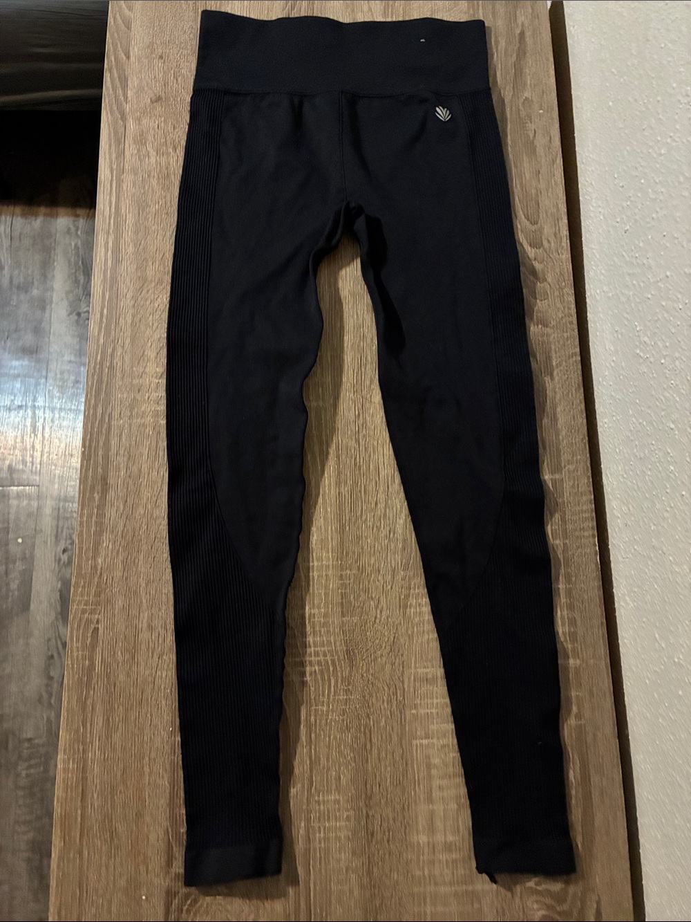 Forever 21 Black Seamless Ribbed Kids Leggings